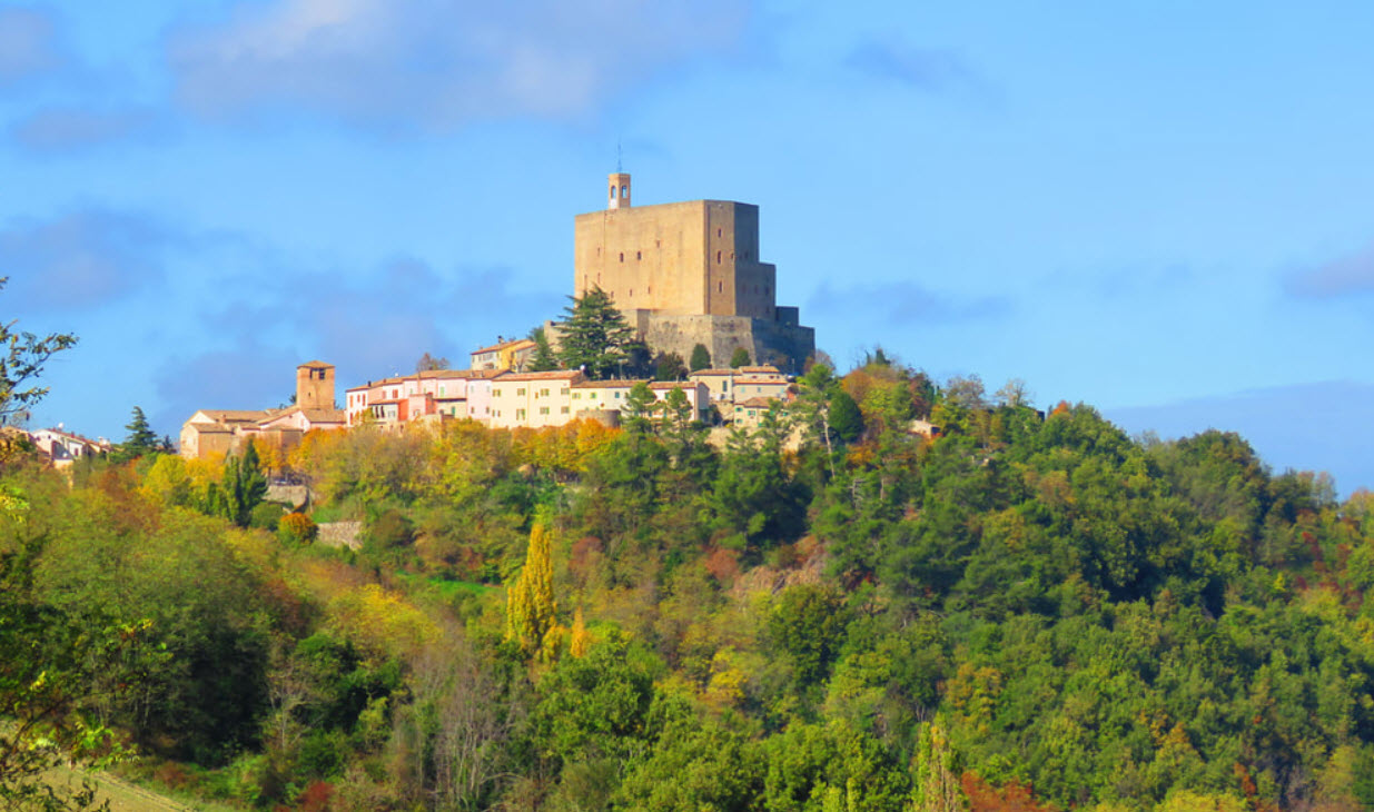 Rock of Montefiore Conca, Italy